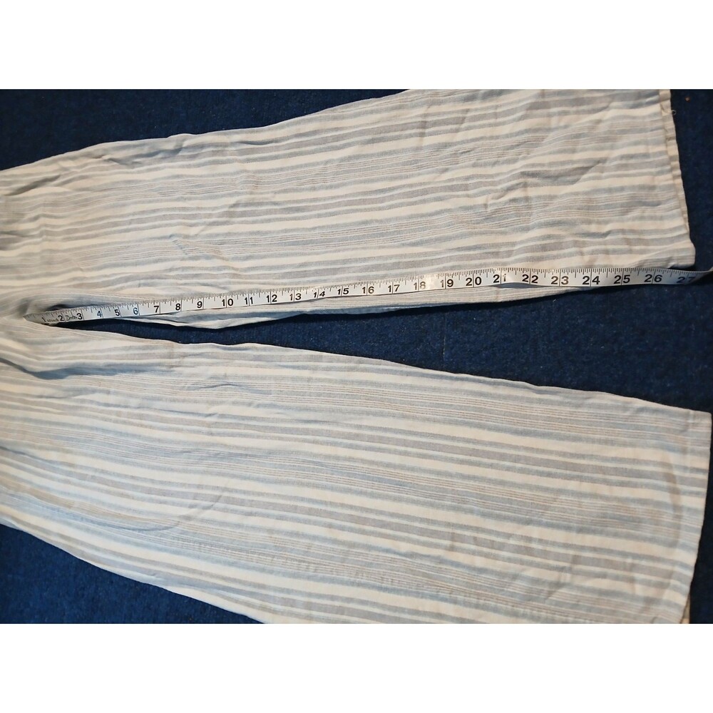 Bebop Coastal Stripe Boho beachy Pants side pockets Small - Picture 7 of 8
